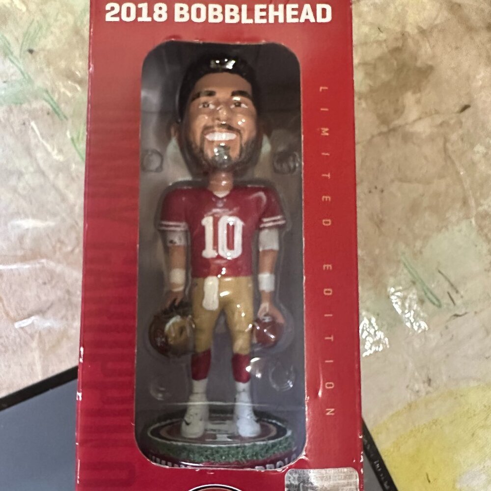 Jimmy Garoppolo 2018 Bobblehead San Francisco 49ers Idegy
